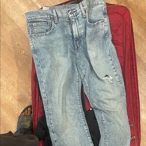 Men's Straight Fit Light Blue Jeans